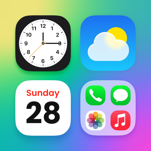 Color Widgets iOS iWidgets - Color Widgets iOS iWidgets apk Download for Android